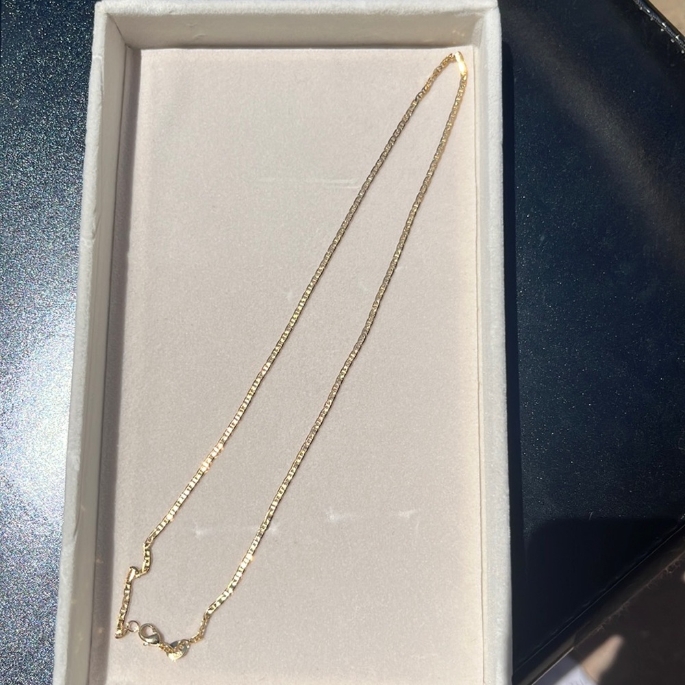 18k cubain chain link, 18 inch